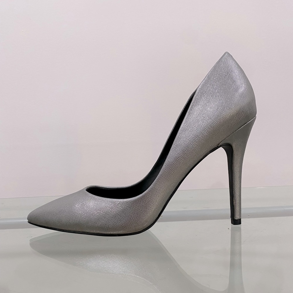 Charles by Charles David silver, size 8 heel